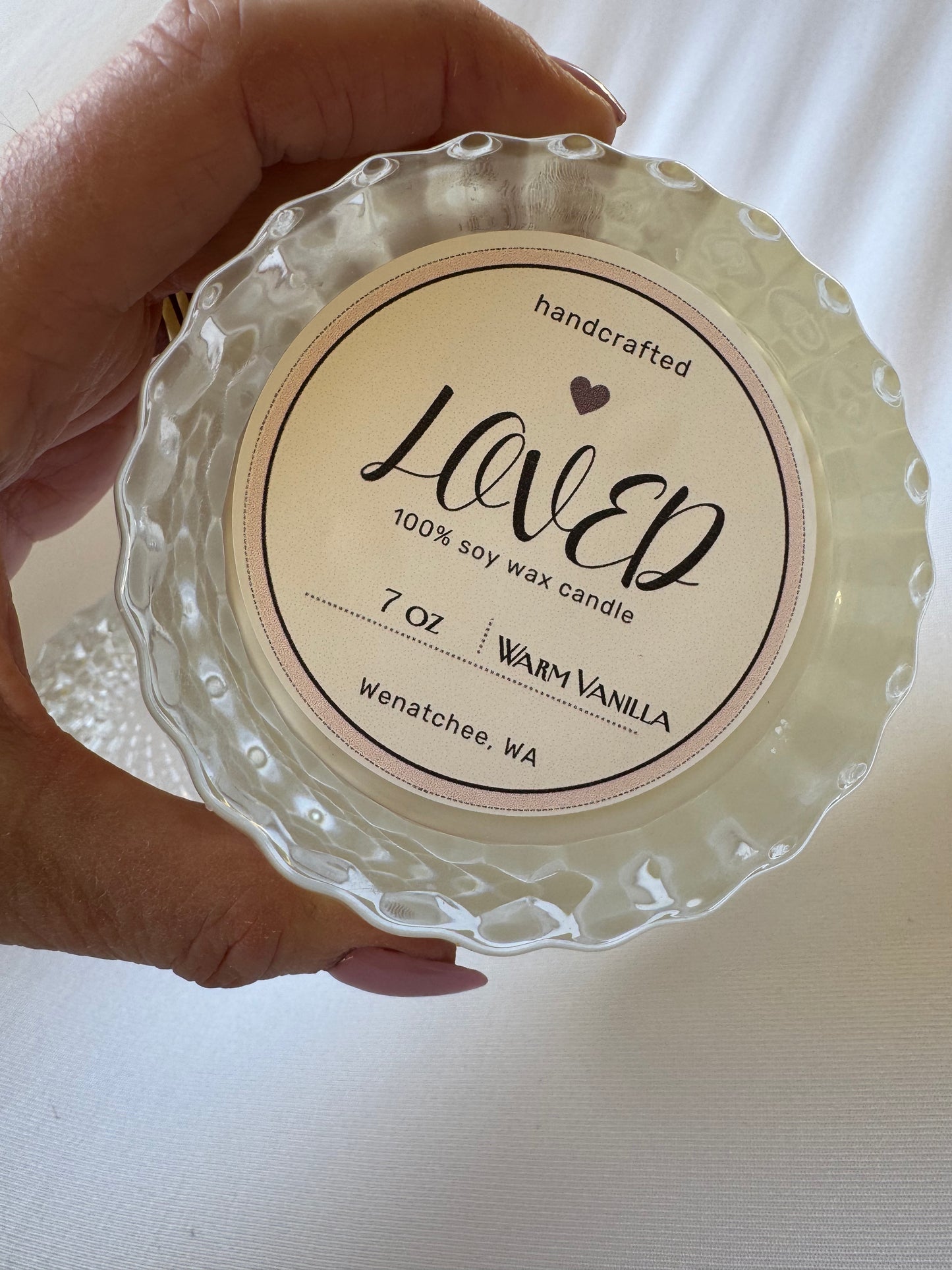 Soy Wax Flower Candle