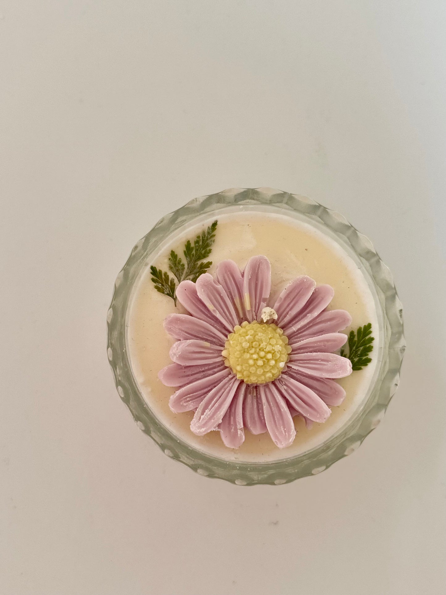 Soy Wax Flower Candle
