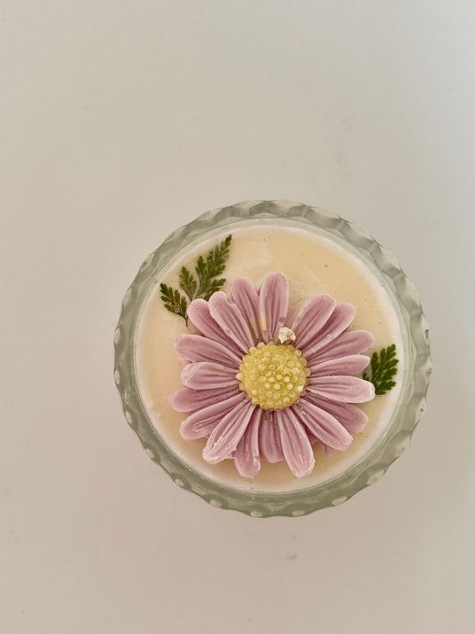 Soy Wax Flower Candle
