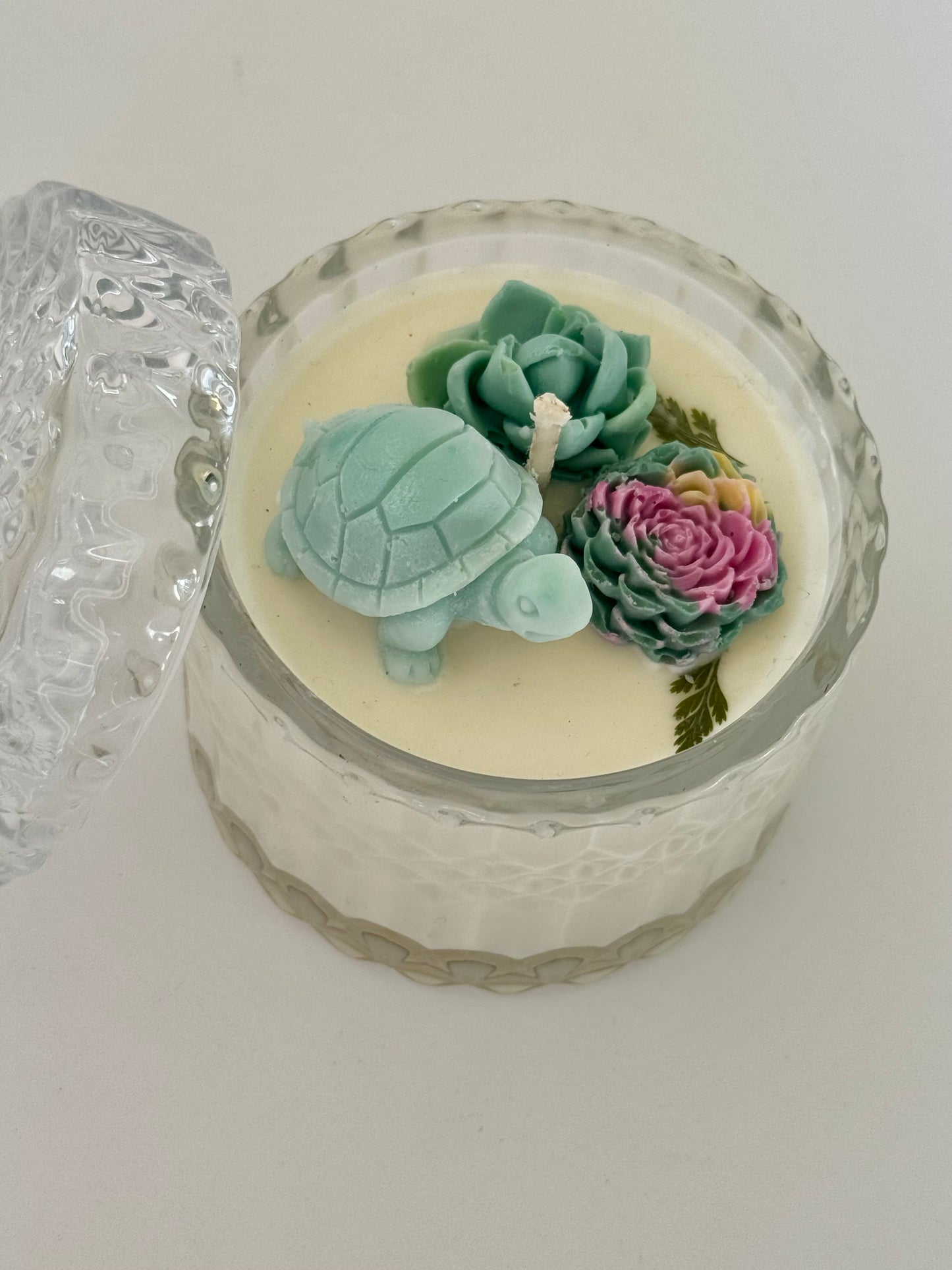 Turtle Garden Candle