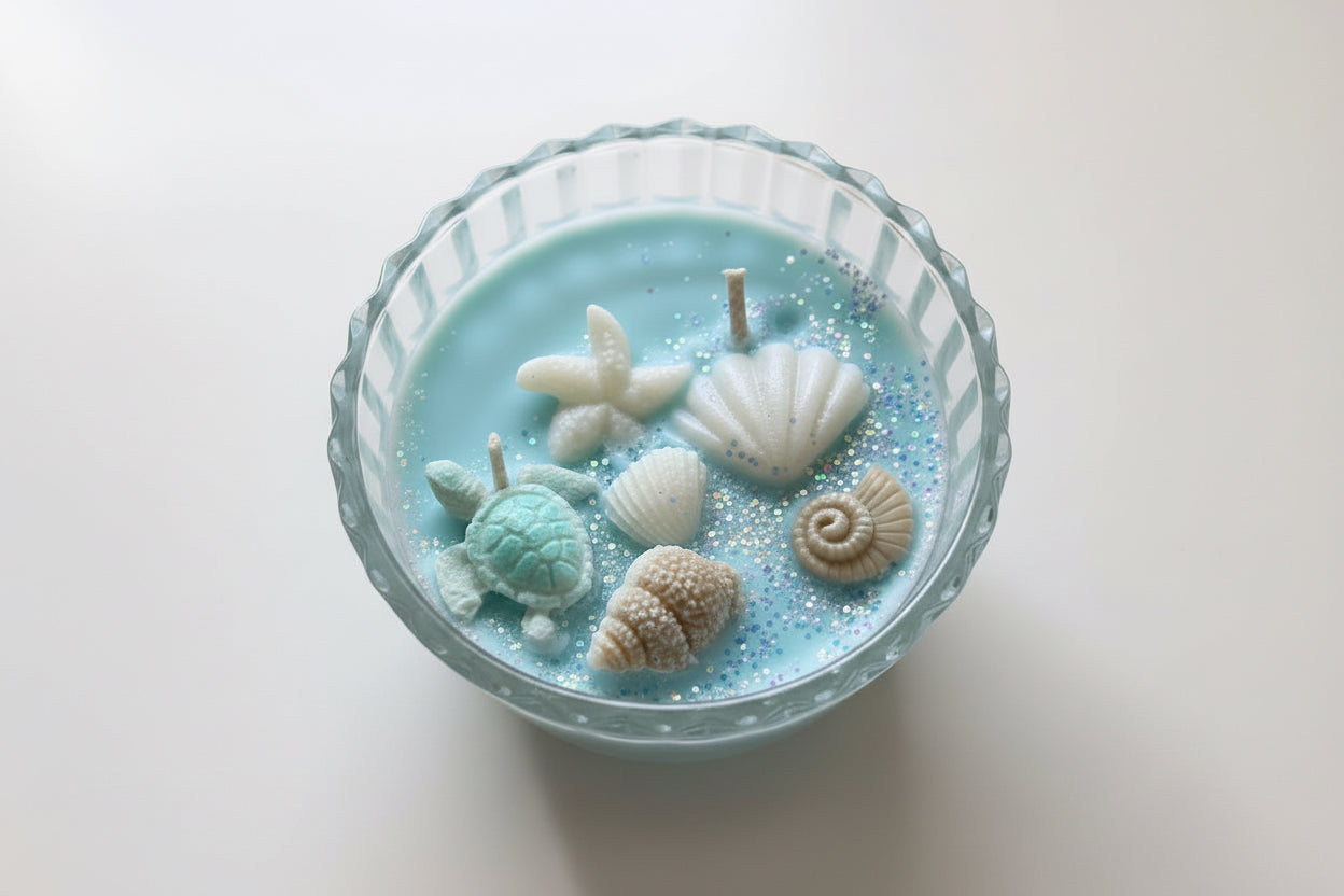 10oz Soy Wax Sapphire Water Candle