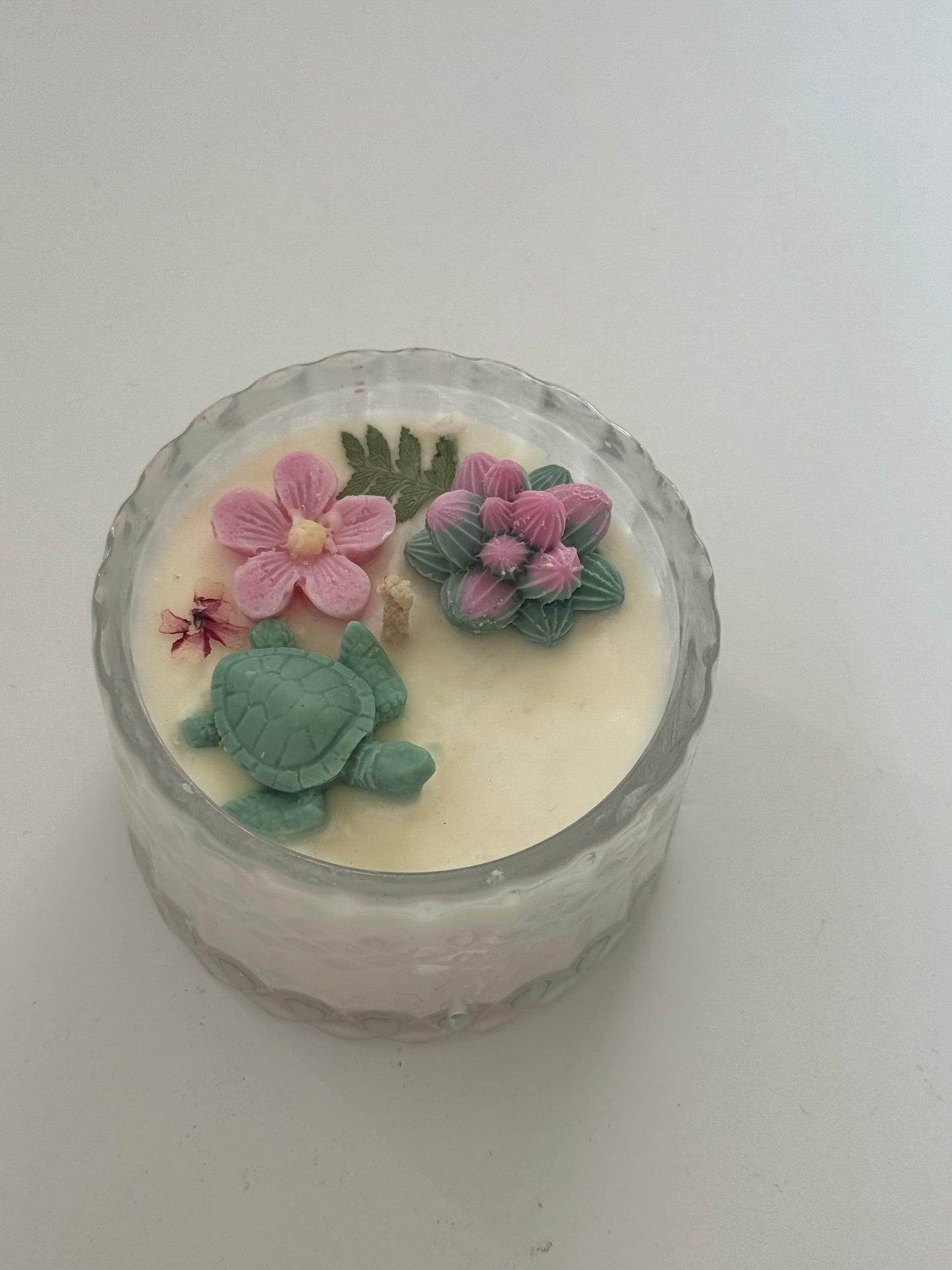 Red Berry Lavender Turtle Candle