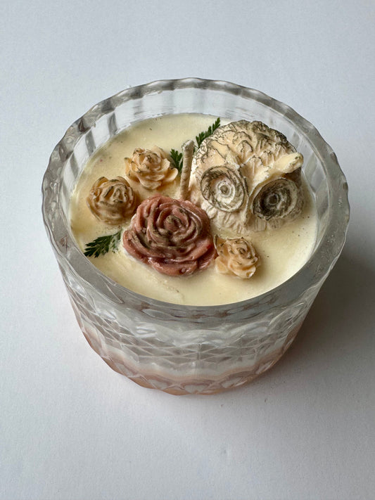 7oz Ginger Spice Owl Candle