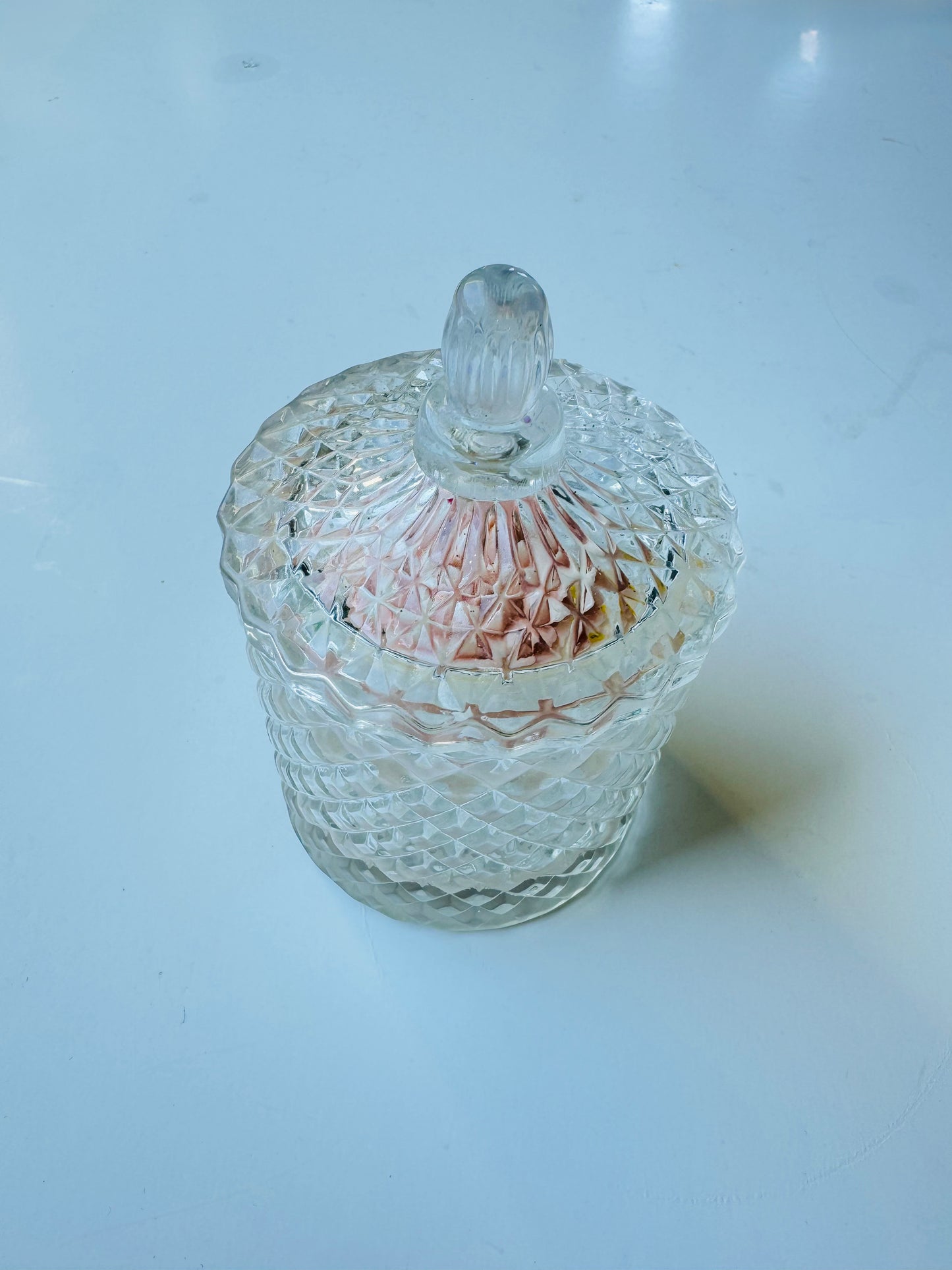 7oz Peach Nectar Flower Candle