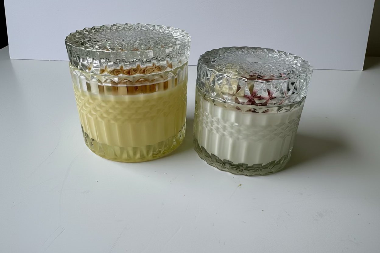 10oz Yellow Flower Daisy Candle