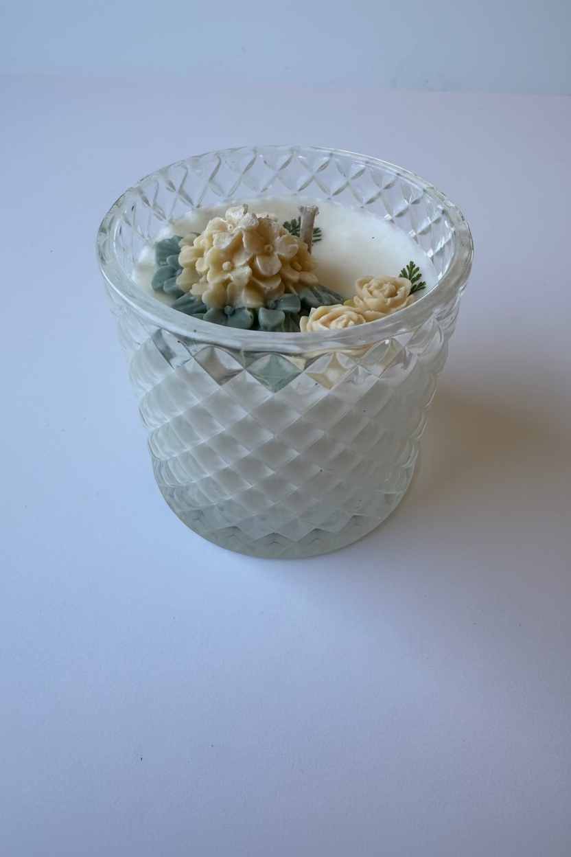 7oz Jasmine Flower Candle