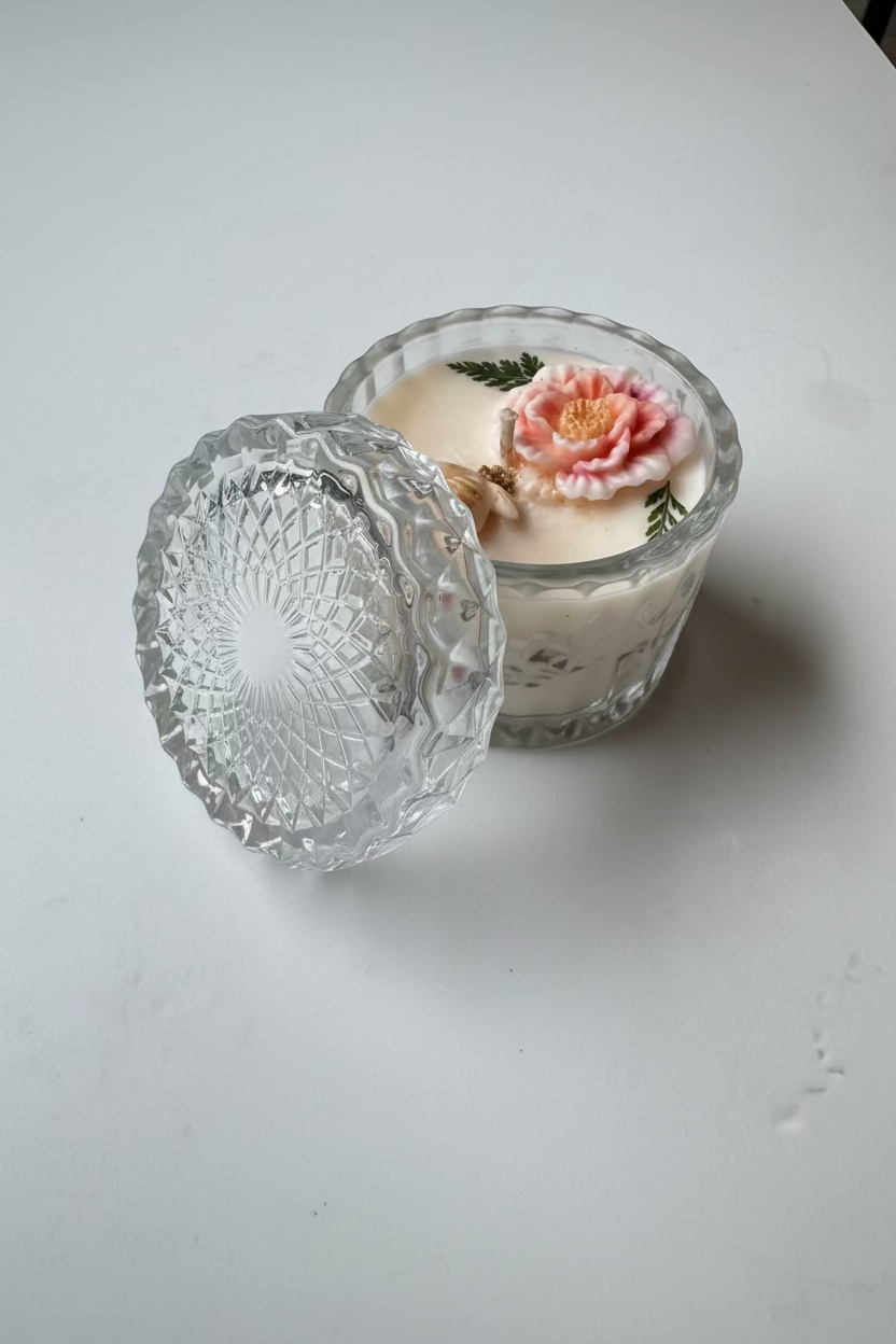7oz Honey Peach Soy Candle